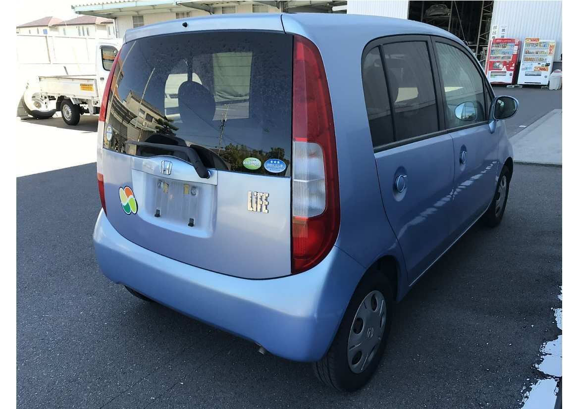 JB5 ( JB6 ) ライフ D H15年式 69207km Eg: P07A NA 純正　アームレスト　（ベージュ系） Ｆ JB5 ライフ（ホンダ）の価格・スペック情報{平成16年4月〜平成16年